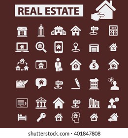 real estate icons
