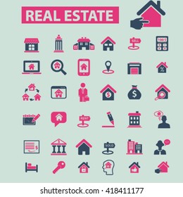 real estate icons
