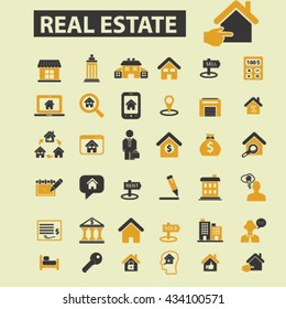 real estate icons
