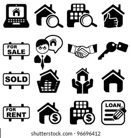 Real estate icons