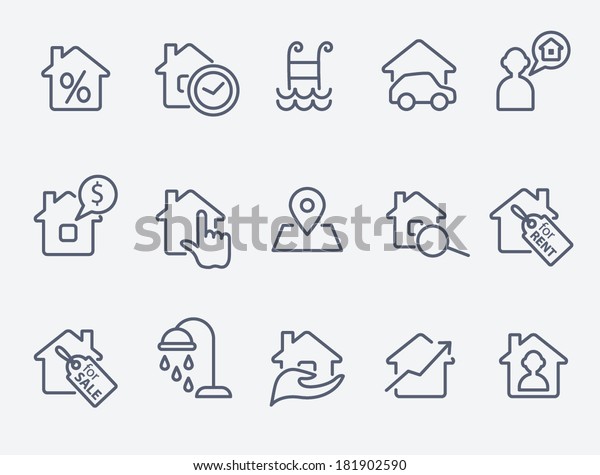 real estate\
icons