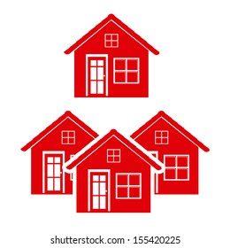 real estate icons over white background vector illustration  