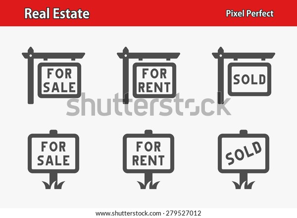 Real Estate Icons. Professional, pixel perfect\
icons optimized for both large and small resolutions. Designed at\
32 x 32 pixels.