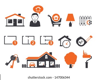 Real estate icons set 05 Best Buy