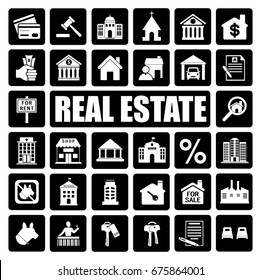 Real Estate Icons Set