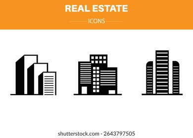Real Estate Icons Vector Art, Real Estate Icons Images , Real estate .