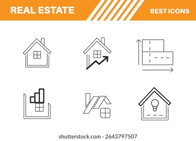 Real Estate Icons Vector Art, Real Estate Icons Images , Real estate .
