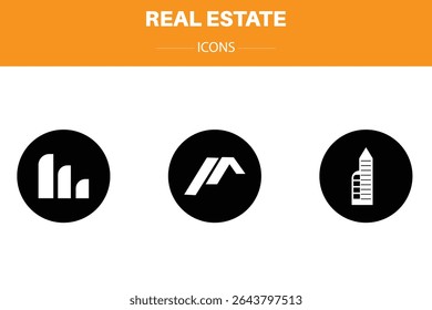 Real Estate Icons Vector Art, Real Estate Icons Images , Real estate .