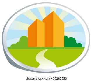Real estate illustration