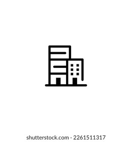 Real Estate incomplete line art icon template