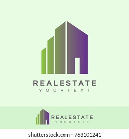 real estate initial Letter I Logo design