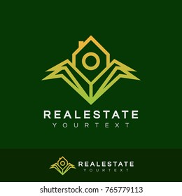 real estate initial Letter O Logo design