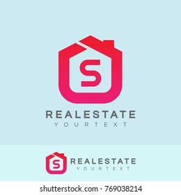 real estate initial Letter S Logo design