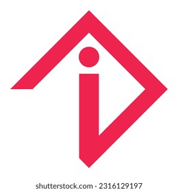 Real estate initial i logo