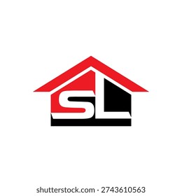 Real Estate, Initials SL Logo Design 002