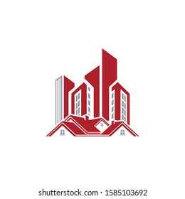 Real estate inspiration logo design template.