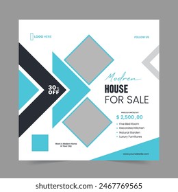 Real estate Instagram post and social media template