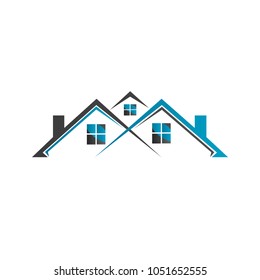 real estate interior logo building construction icon isolated