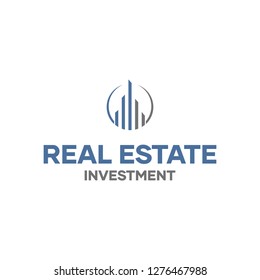 Real Estate Investment Logo Design Template