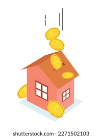 Real estate investment, people investing money in housing