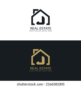 Real Estate J initials logo, Property and Construction J Logo design Vector, colorful homes logo concept Real estate service, construction, Growth house, home logo concept