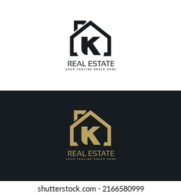 Real Estate K initials logo, Property and Construction K Logo design Vector, colorful homes logo concept Real estate service, construction, Growth house, home logo concept