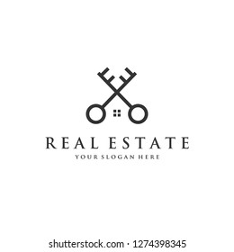 real estate in the key logo