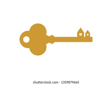 Real estate, Key logo vector