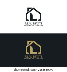 Real Estate L initials logo, Property and Construction L Logo design Vector, colorful homes logo concept Real estate service, construction, Growth house, home logo concept