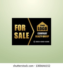 Real Estate Lawn Sign,for Sale Yard Sign 