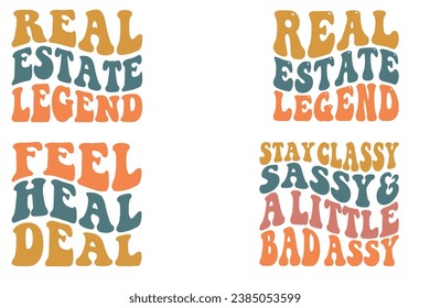 Real Estate Legend, Feel Heal Deal, bleiben klassisch schüchtern und ein wenig schlechter Test Retro-T-Shirt