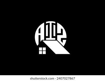 Real Estate Letter AIS Monogram Vector Logo.Home Or Building Shape AIS Logo