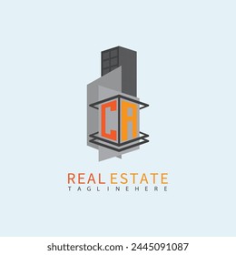 Real Estate Letter All Monogram Vector Logo. Home Or Building Shape
Logo.