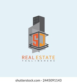 Real Estate Letter All Monogram Vector Logo. Home Or Building Shape
Logo.