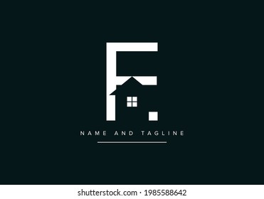 Letra inmobiliaria E Icono