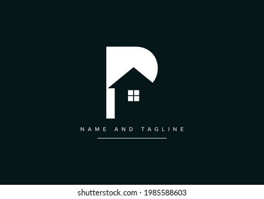 Real estate letter P Icon Logo