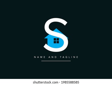 Real estate letter S Icon Logo