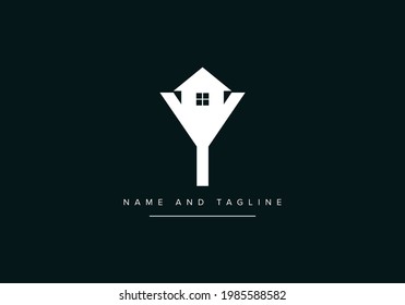 Real estate letter Y Icon Logo