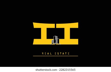 Real Estate letters Initials Monogram logo II 