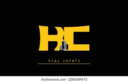 Real Estate letters Initials Monogram logo KC , CK