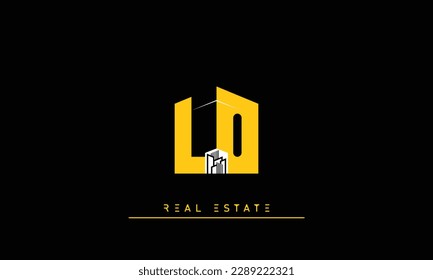 Real Estate letters Initials Monogram logo LO , OL