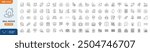 Real Estate Line Editable Icons set. Vector illustration in modern thin line style of icons related to real estate, transactions, types of real estate, amenities, and other