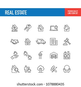 Real Estate Line Icon