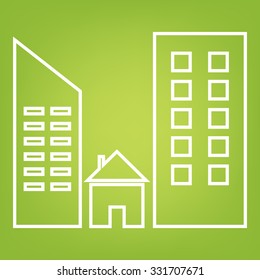 Real estate  line icon