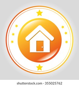 Real estate Line icon graphic design, vector illustration eps10