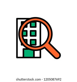 Real estate line icons
