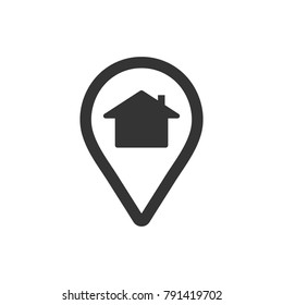 Real Estate Location Icon