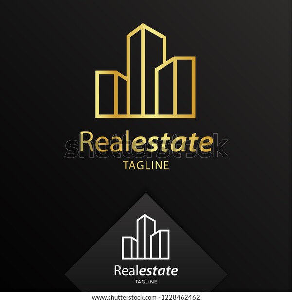 Real Estate Logo Stock Vector (Royalty Free) 1228462462 | Shutterstock