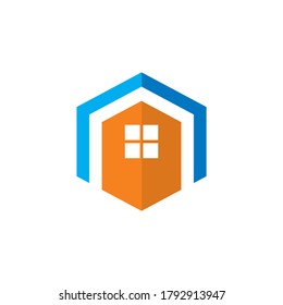 real estate logo , abstract building logo