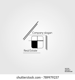 Real estate. Real estate logo. Real estate agency logo. Property For Sale. Buying a property.